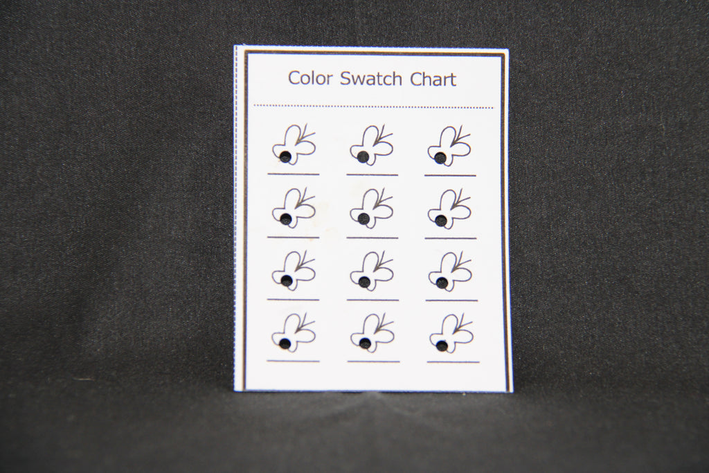 5 Kleurkaarten van 12 kleuren keuze uit verschillende motieven